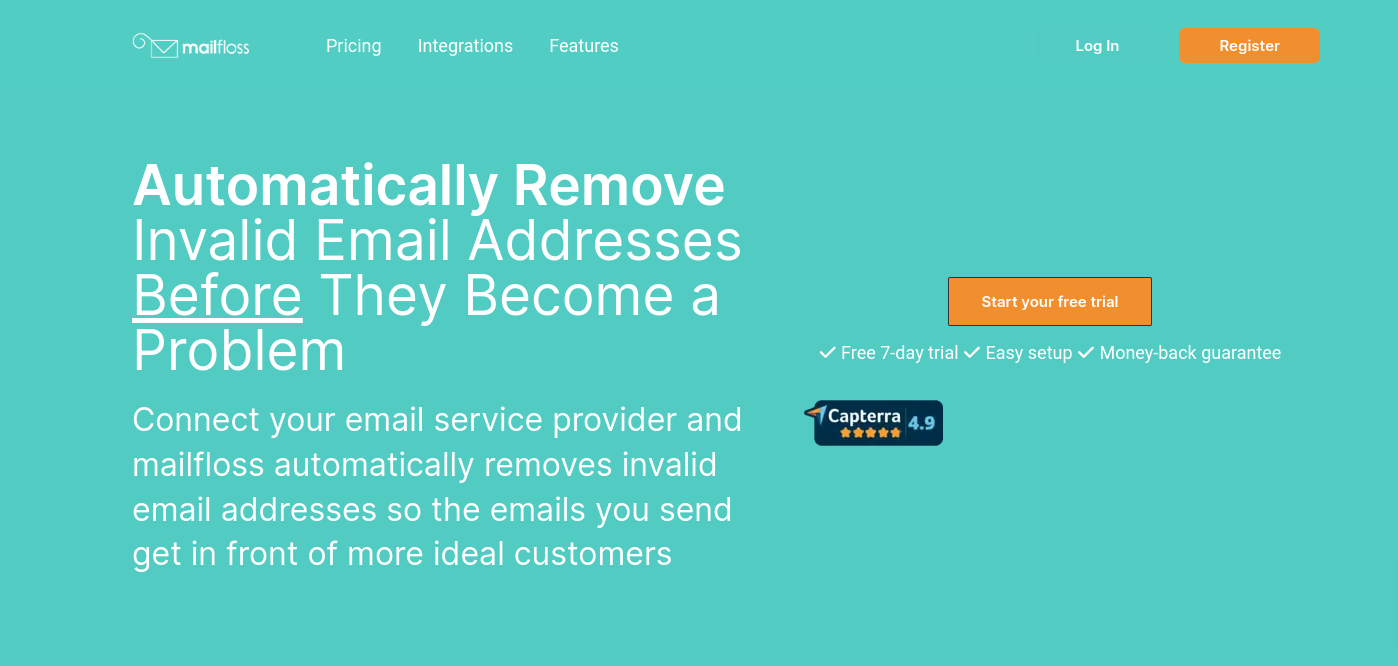 Mailfloss - Best for Automated List Cleaning
