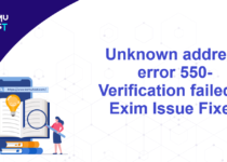 Unknown address error 550-Verification failed in Exim Issue Fixed