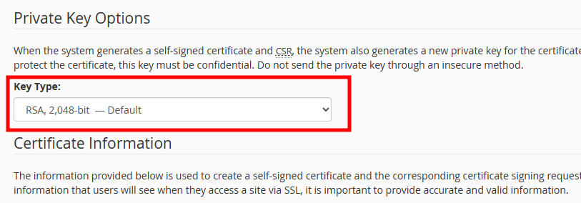 csr key type