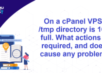 tmp directory is 100% full