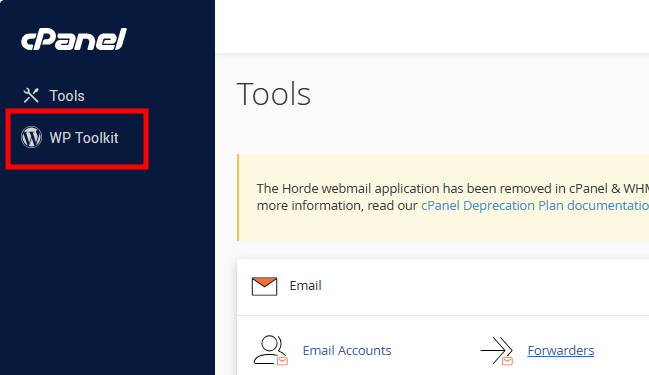 cpanel wptoolkit