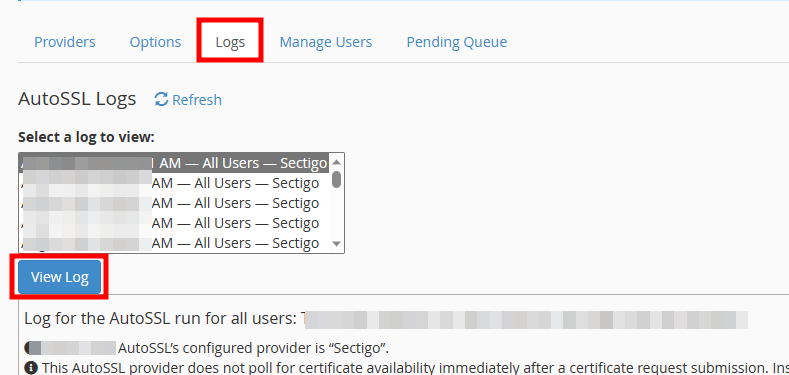 whm autossl logs all