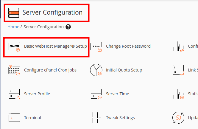 whm basic webhost manager