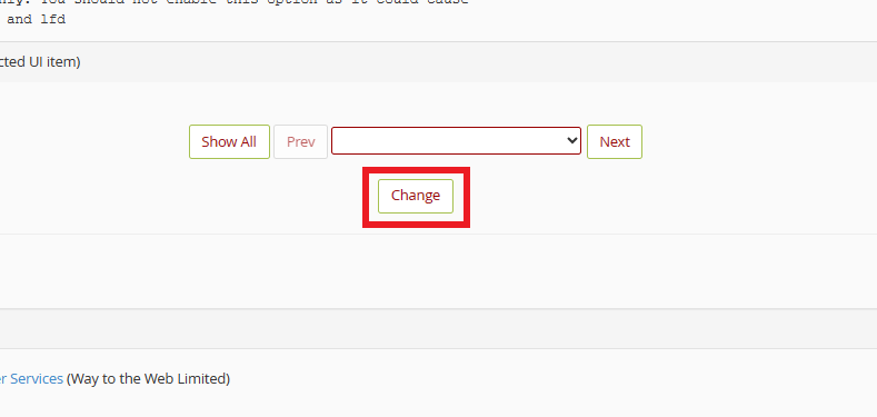 whm firewall change